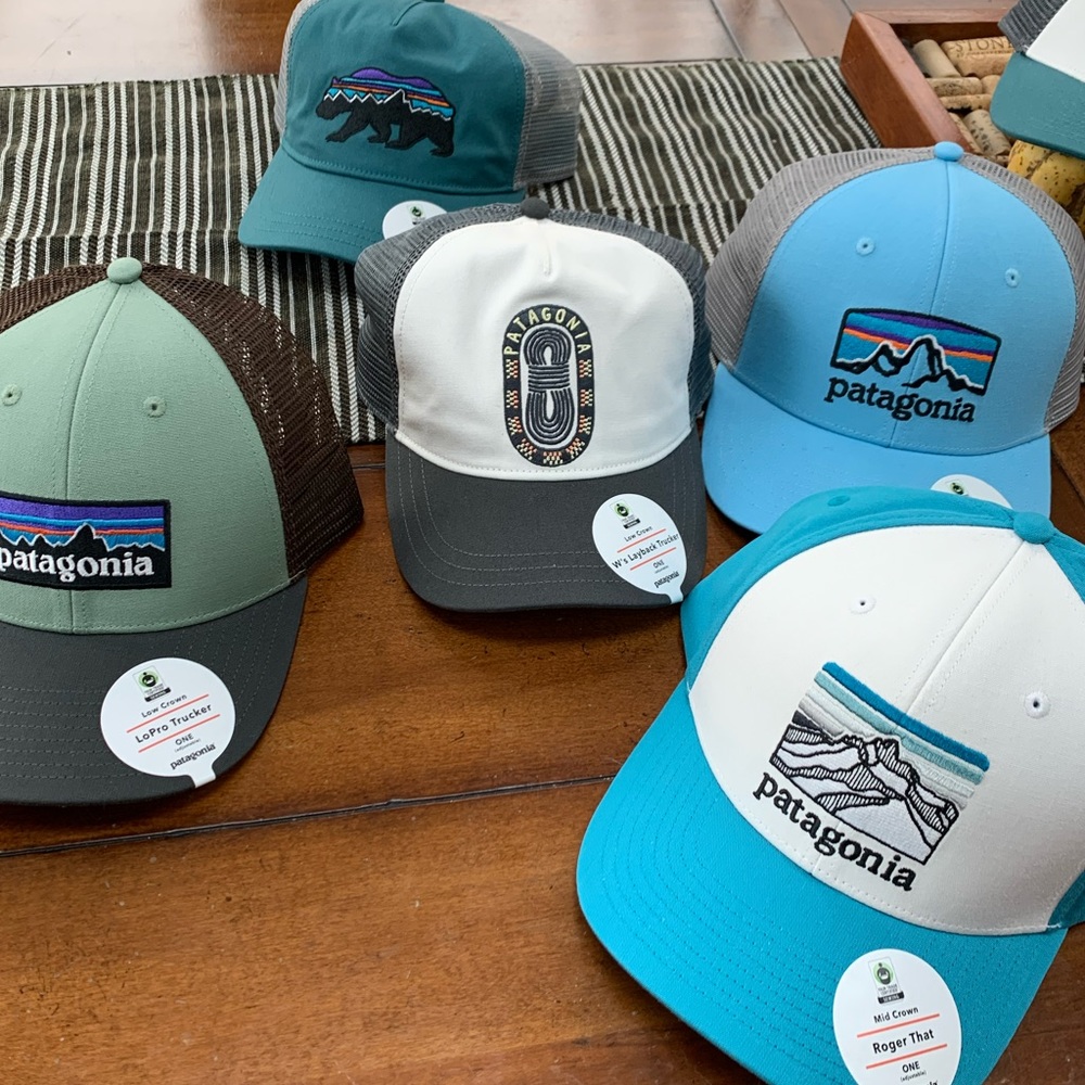 Patagonia P-6 Logo LoPro Celadon Trucker Hat - Picture 7 of 8